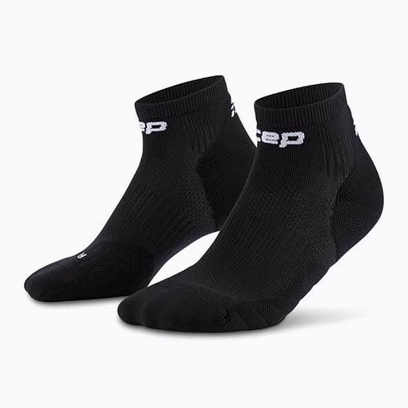 Dámske kompresné ponožky CEP Run Low Cut 5.0 black