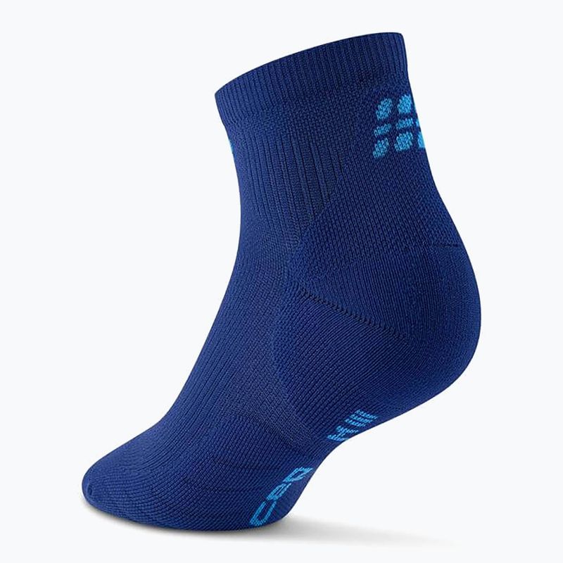 Dámske kompresné ponožky CEP Run Low Cut 5.0 dark blue 3