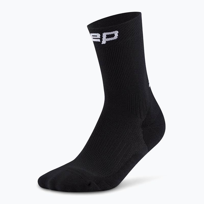 Dámske kompresné ponožky CEP Run Mid Cut 5.0 black 2