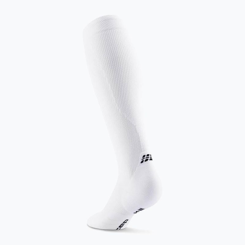 Pánske kompresné  ponožky CEP Run Tall 5.0 white 3