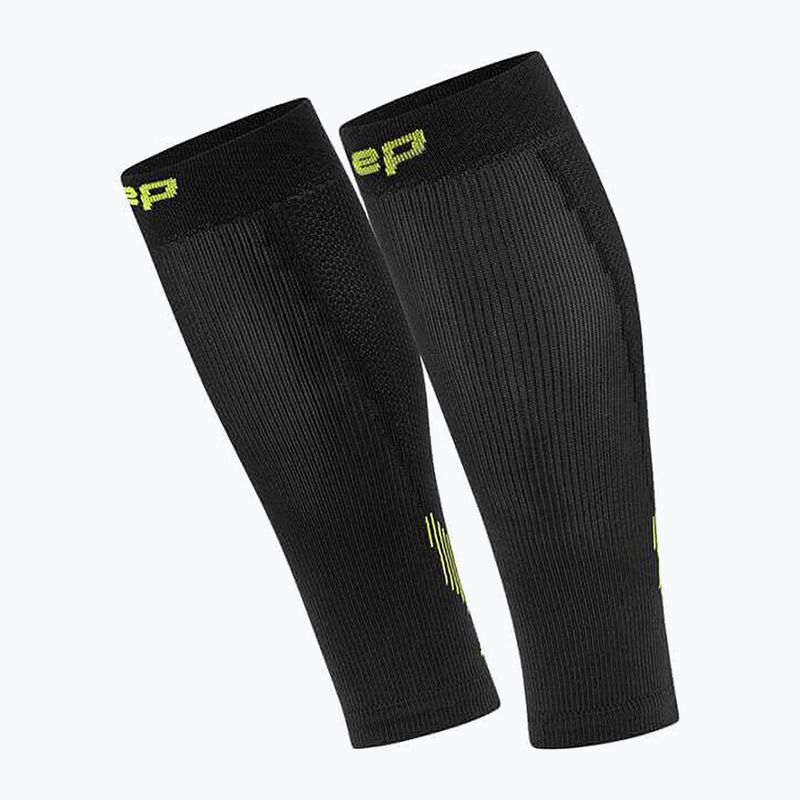 Dámske lýtkové kompresné návleky CEP Calf 5.0 black/lime