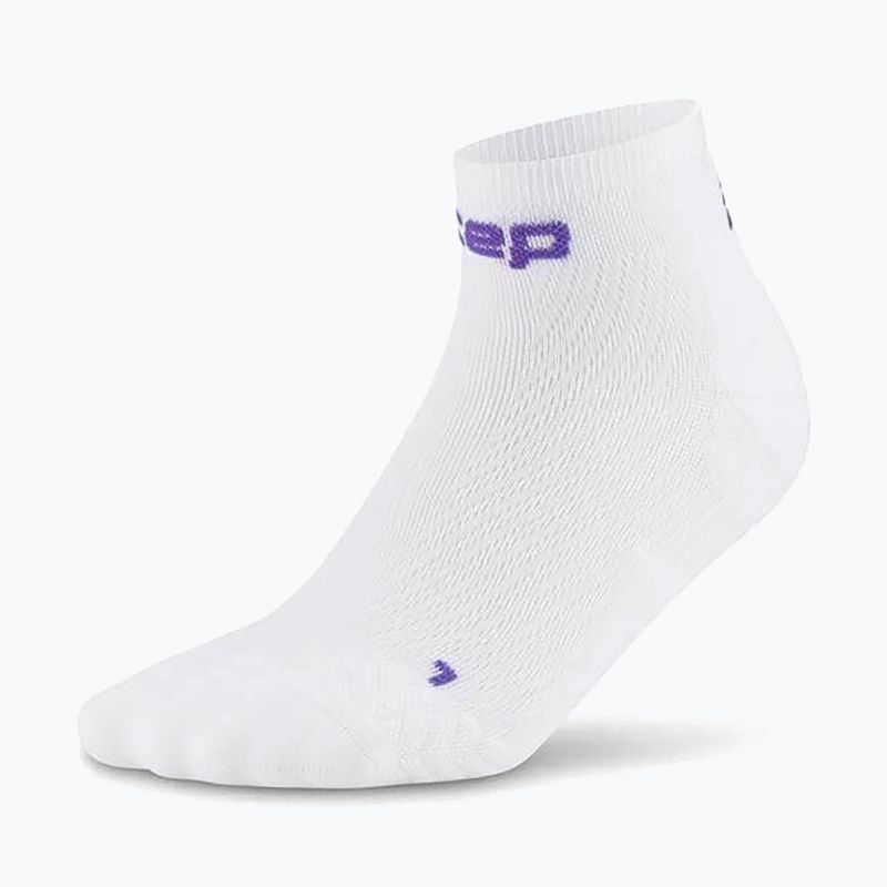 Pánske kompresné ponožky CEP Ultralight Low Cut 4.0 white 2