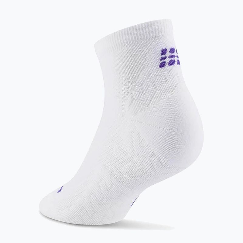 Pánske kompresné ponožky CEP Ultralight Low Cut 4.0 white 3