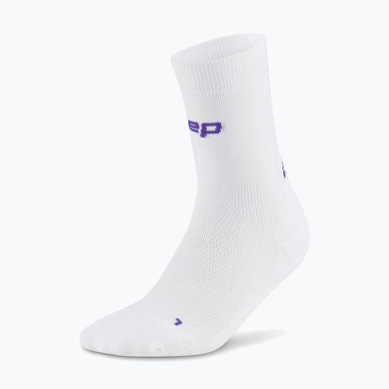 Pánske kompresné ponožky CEP Ultralight Mid Cut 4.0 white 2