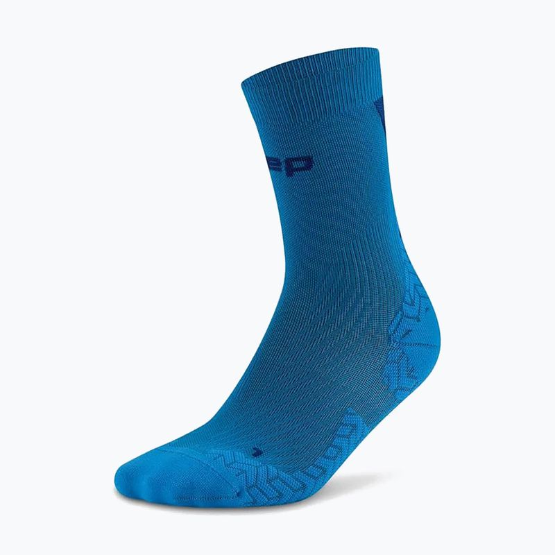 Pánske kompresné ponožky CEP Ultralight Mid Cut 4.0 blue/dark blue 2