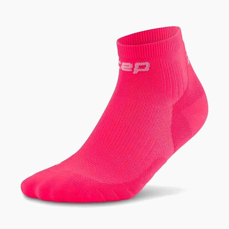 Pánske kompresné ponožky CEP Run Low Cut 5.0 pink 2