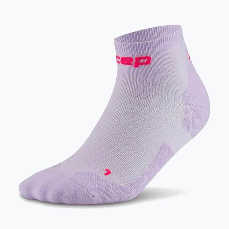 Pánske kompresné ponožky CEP Ultralight Low Cut 4.0 lilac 2