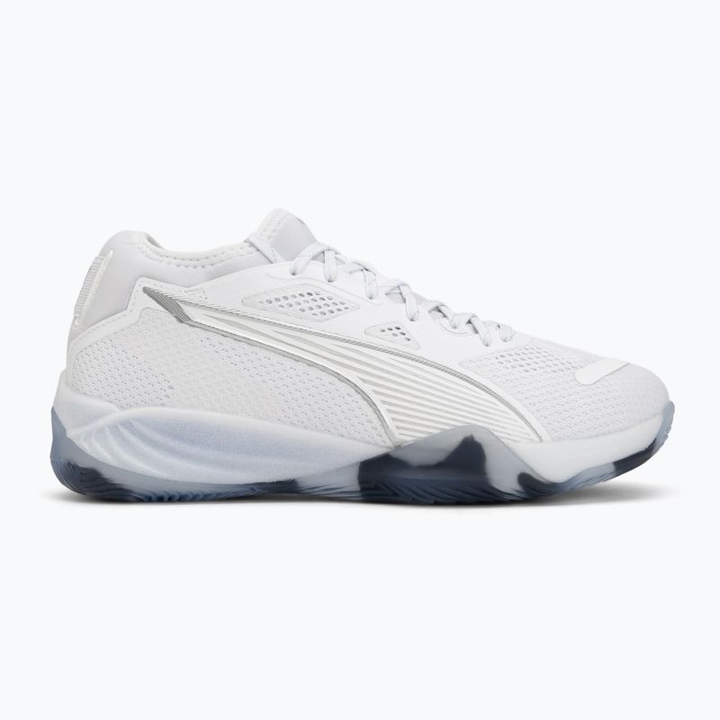 Hádzanárske topánky PUMA Eliminate NITRO SQD 4 puma white/baltic sea blue/fresh water 2