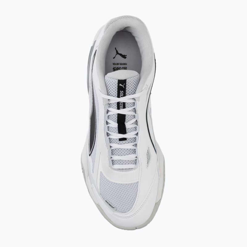 Pánske hádzanárske topánky PUMA Solarstrike 4 puma white/puma black/silver 5