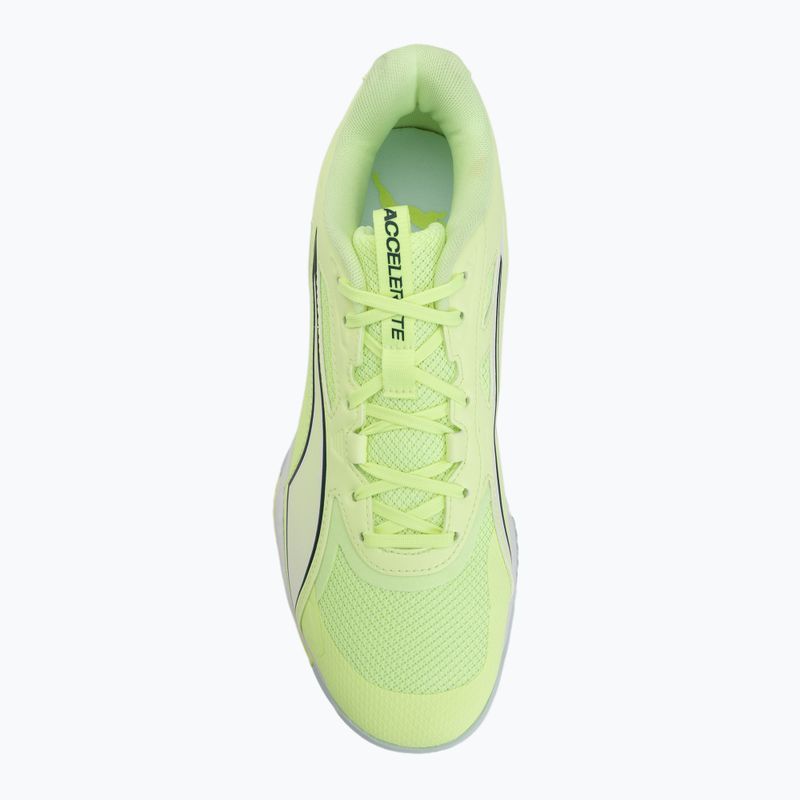 hádzanárske topánky PUMA Accelerate Pro 4 fizzy light/green terrain/light moss/puma white 5