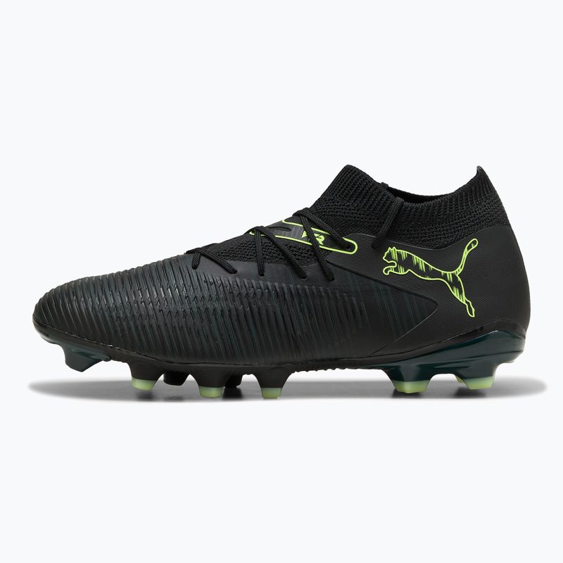 Pánske kopačky PUMA Future 8 Match FG/AG puma black/fizzy light/green terrain