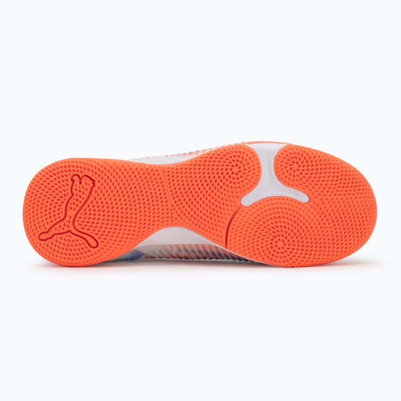Detské kopačky PUMA Future 8 Match It + Mid Jr  puma white/puma black/glowing red 4