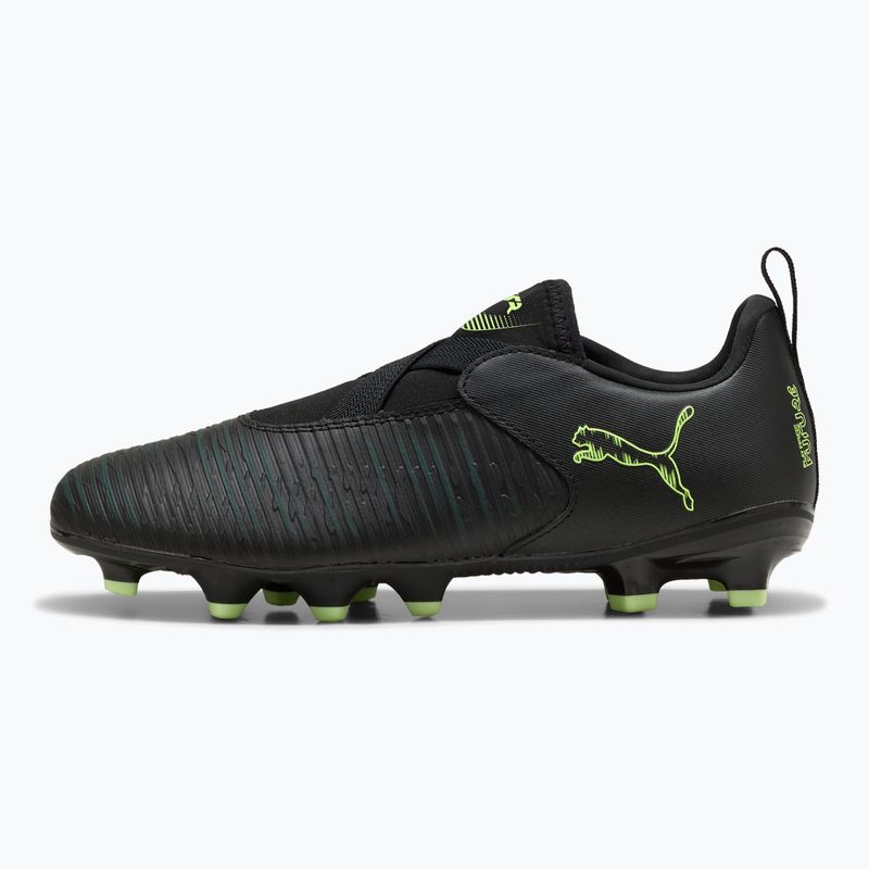 Detské kopačky PUMA Future 8 Match LL FG/AG Jr puma black/fizzy light/green terrain 9