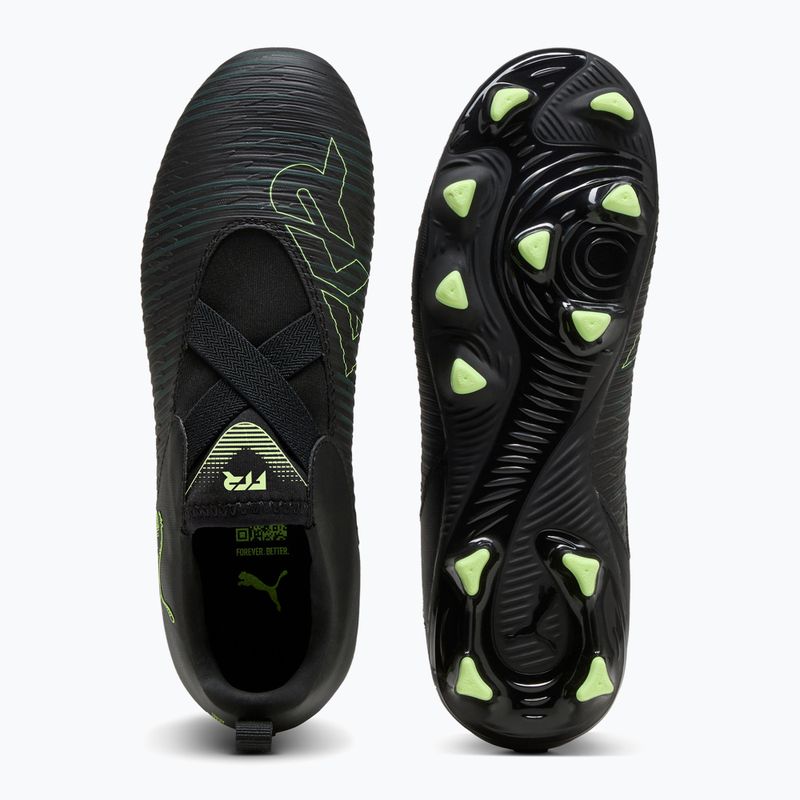 Detské kopačky PUMA Future 8 Match LL FG/AG Jr puma black/fizzy light/green terrain 10