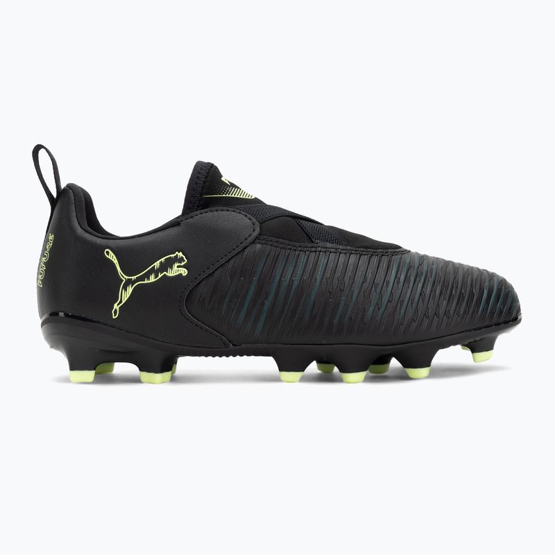 Detské kopačky PUMA Future 8 Match LL FG/AG Jr puma black/fizzy light/green terrain 2