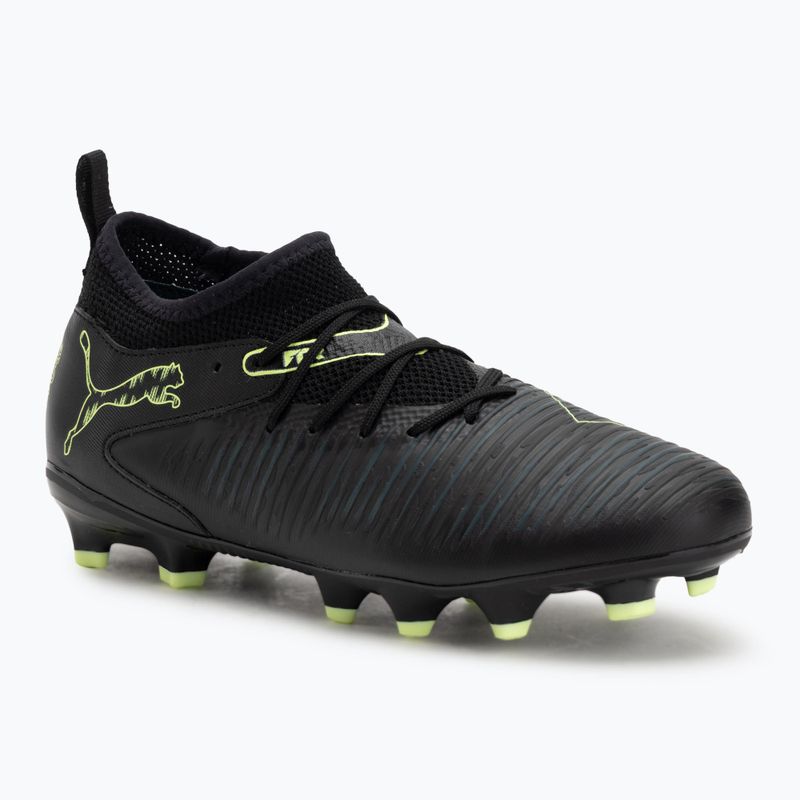 Detské kopačky PUMA Future 8 Match FG/AG Jr puma black/fizzy light/green terrain