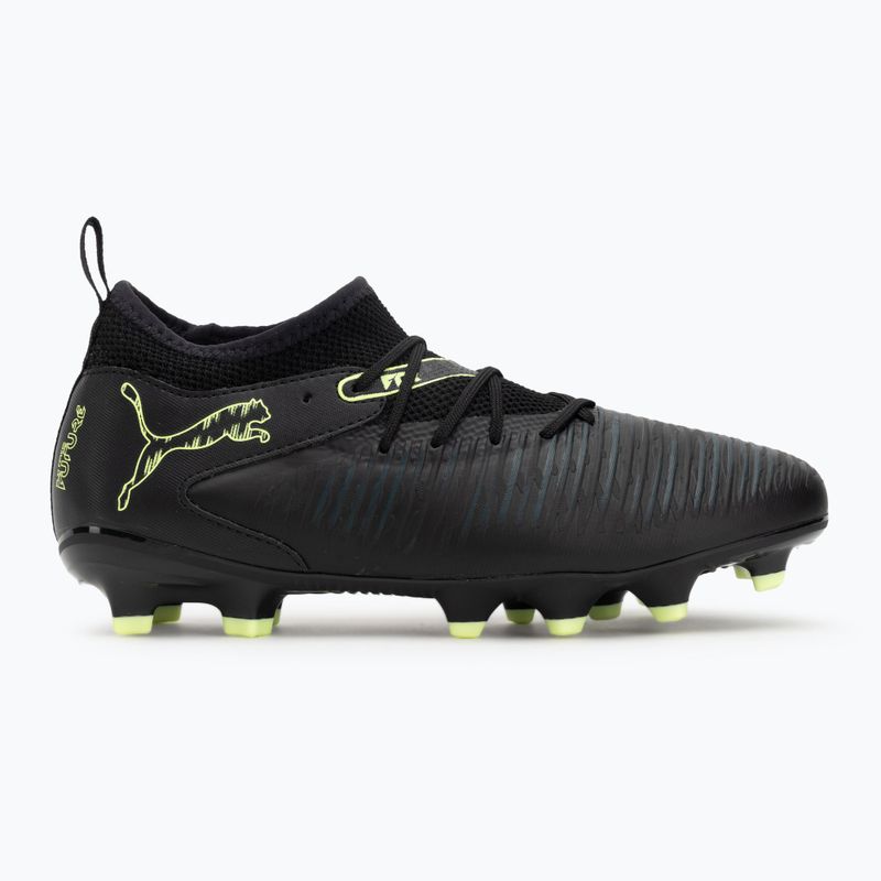 Detské kopačky PUMA Future 8 Match FG/AG Jr puma black/fizzy light/green terrain 2