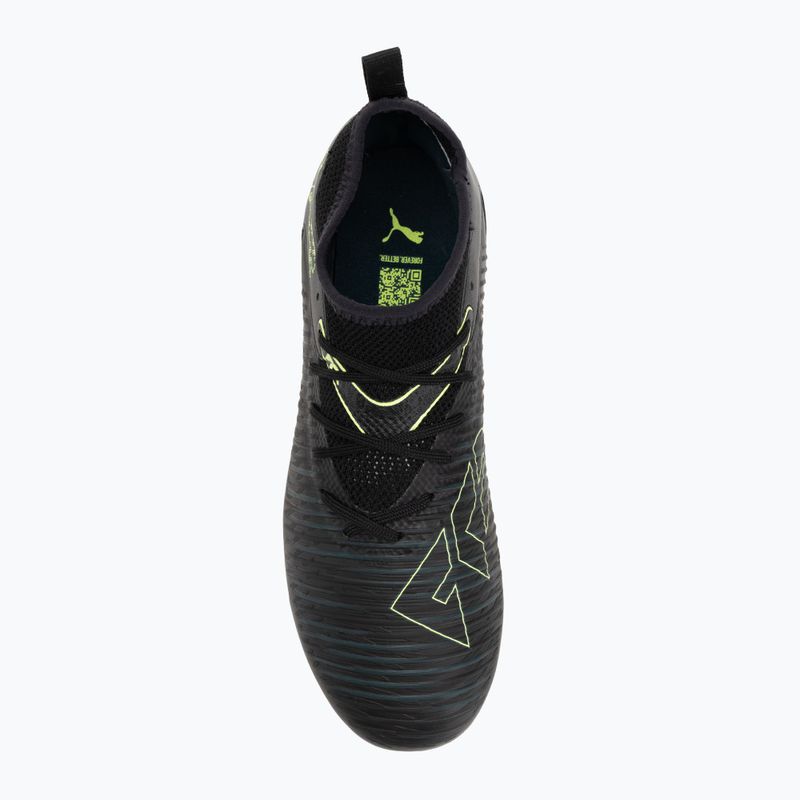 Detské kopačky PUMA Future 8 Match FG/AG Jr puma black/fizzy light/green terrain 5