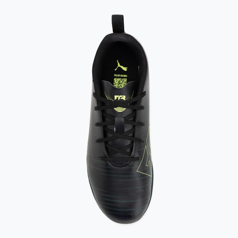 Detské kopačky PUMA Future 8 Play It Jr black/fizzy light/green terrain 5