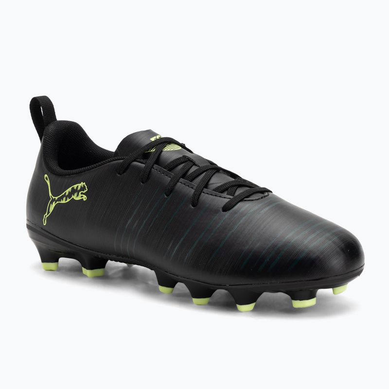 Detské kopačky PUMA Future 8 Play FG/AG Jr puma black/fizzy light/green terrain