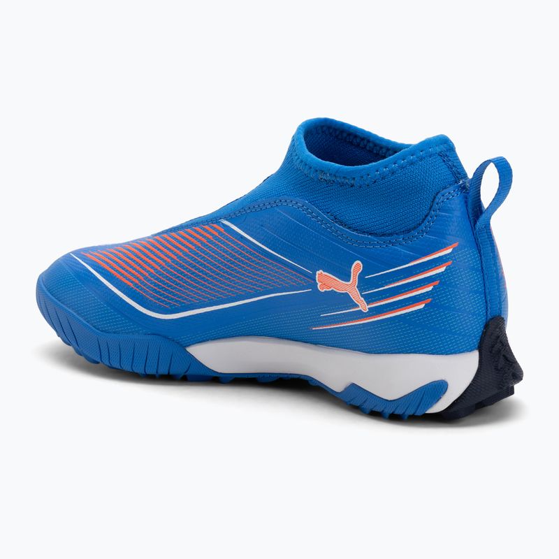 PUMA Ultra 6 Match+ LL TT + Mid Jr detské kopačky ultra blue/puma white/glowing red 3
