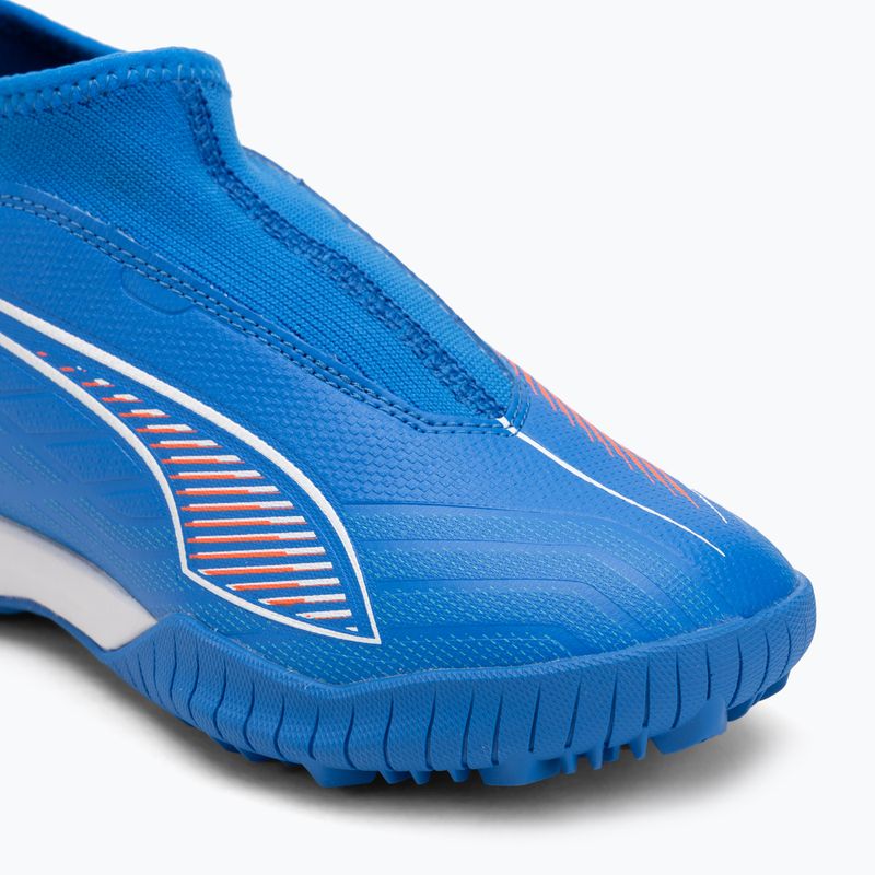 PUMA Ultra 6 Match+ LL TT + Mid Jr detské kopačky ultra blue/puma white/glowing red 7