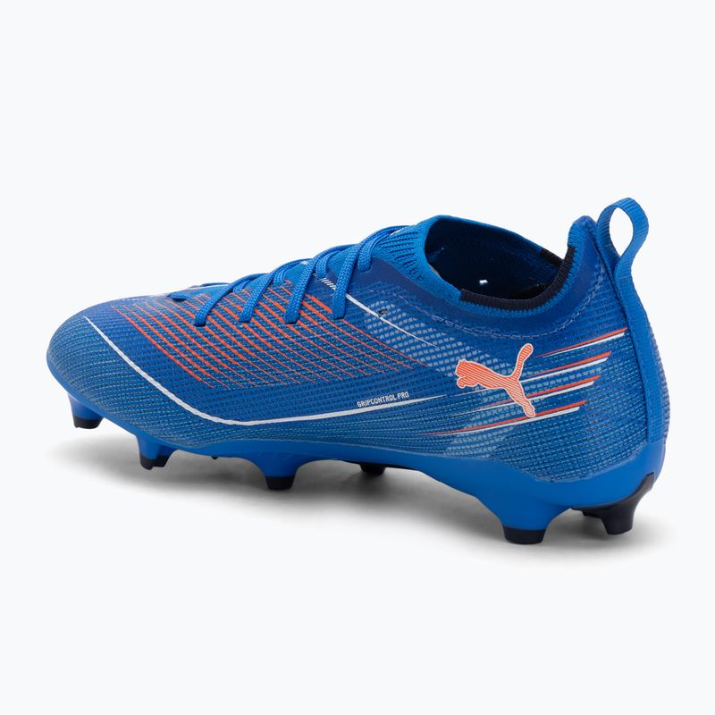 PUMA Ultra 6 Pro FG/AG Jr detské kopačky ultra blue/puma white/glowing red 3