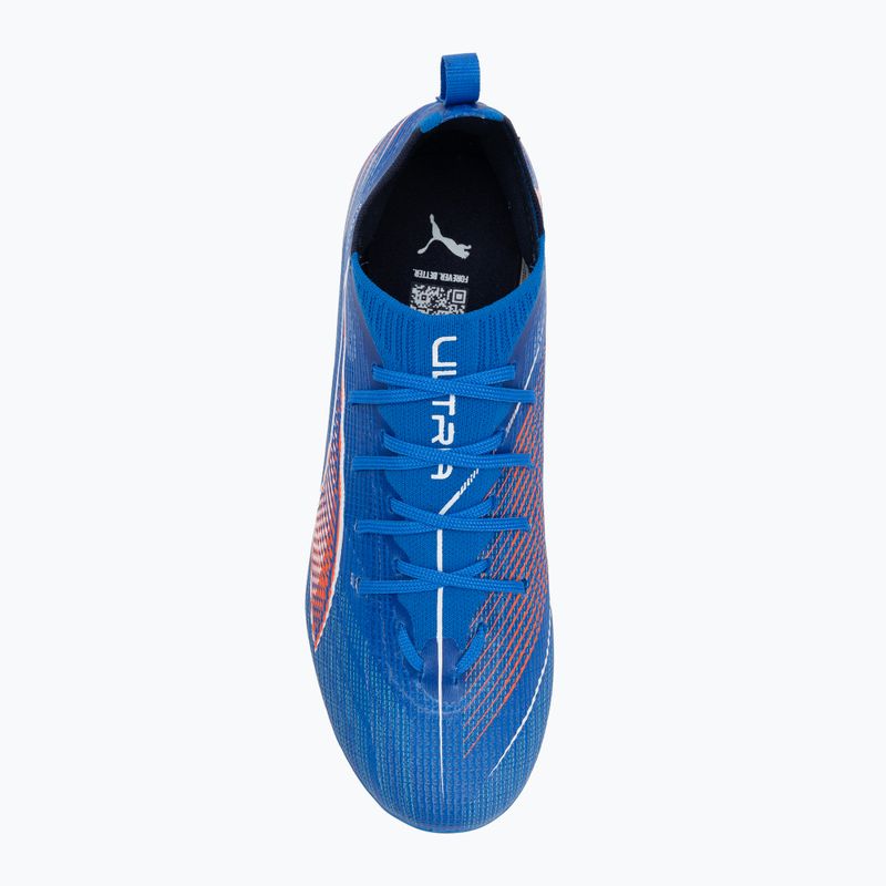 PUMA Ultra 6 Pro FG/AG Jr detské kopačky ultra blue/puma white/glowing red 5