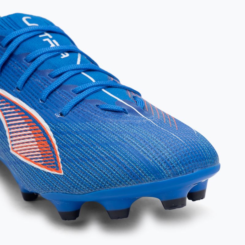 PUMA Ultra 6 Pro FG/AG Jr detské kopačky ultra blue/puma white/glowing red 7