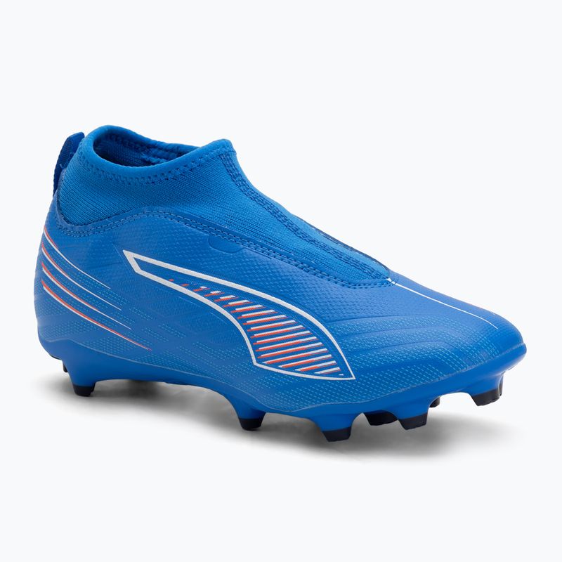 PUMA Ultra 6 Match+ LL FG/AG Jr detské kopačky ultra blue/puma white/glowing red