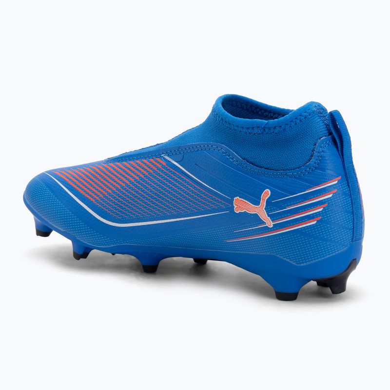 PUMA Ultra 6 Match+ LL FG/AG Jr detské kopačky ultra blue/puma white/glowing red 3