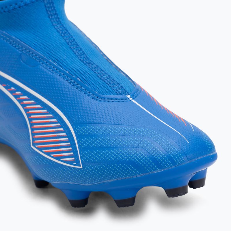 PUMA Ultra 6 Match+ LL FG/AG Jr detské kopačky ultra blue/puma white/glowing red 7