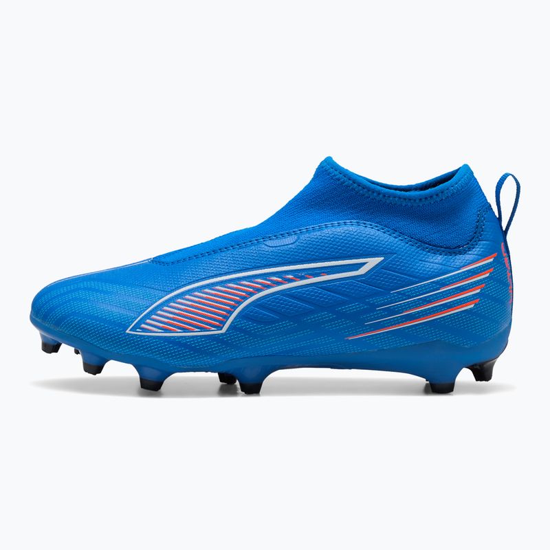 PUMA Ultra 6 Match+ LL FG/AG Jr detské kopačky ultra blue/puma white/glowing red 8