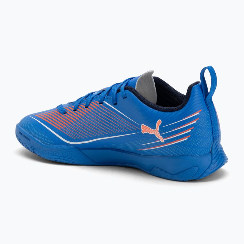 PUMA Ultra 6 Play It Jr detské kopačky ultra blue/puma white/glowing red 3