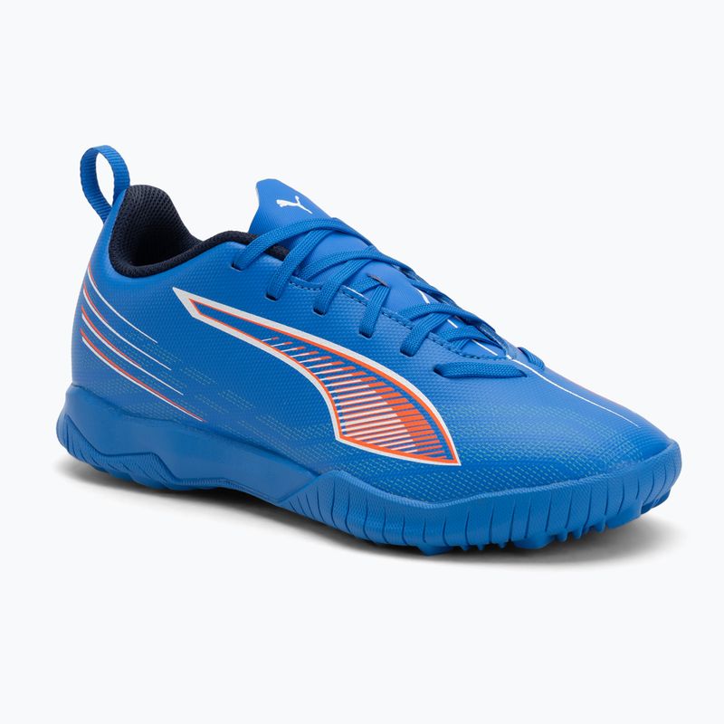 PUMA Ultra 6 Play TT Jr detské kopačky ultra blue/puma white/glowing red