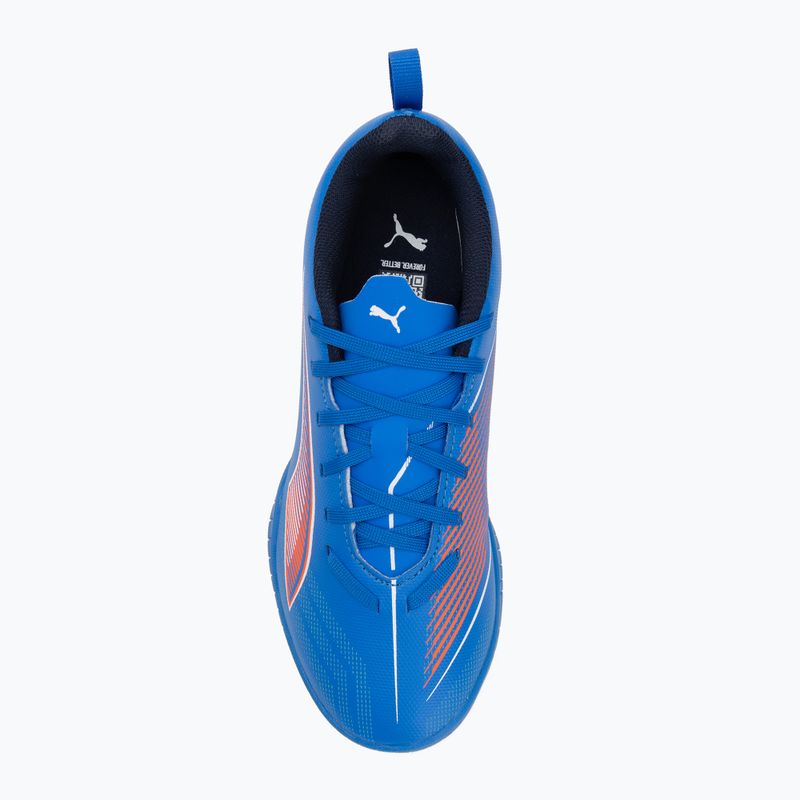 PUMA Ultra 6 Play TT Jr detské kopačky ultra blue/puma white/glowing red 5