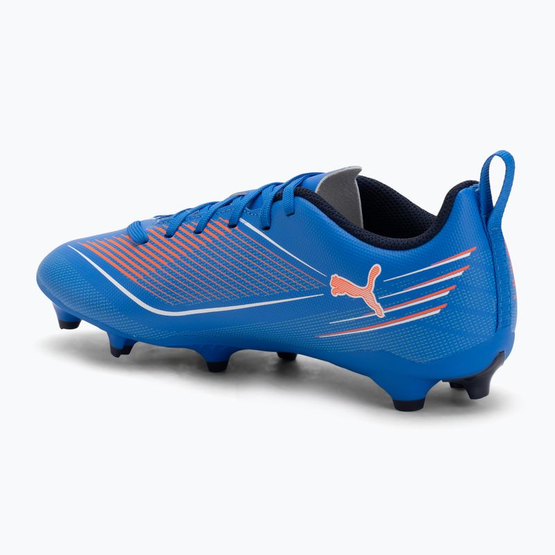 PUMA Ultra 6 Play FG/AG Jr detské kopačky ultra blue/puma white/glowing red 3