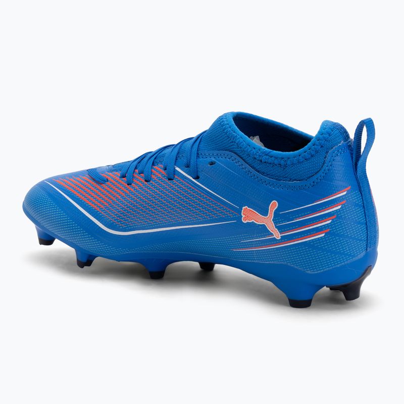 PUMA Ultra 6 Match FG/AG Jr detské kopačky ultra blue/puma white/glowing red 3