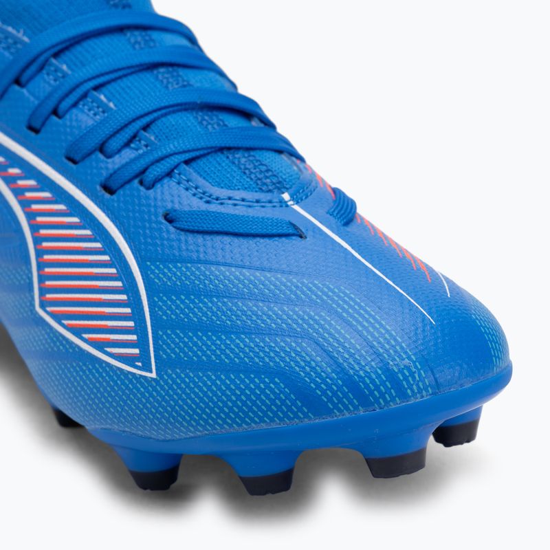 PUMA Ultra 6 Match FG/AG Jr detské kopačky ultra blue/puma white/glowing red 7