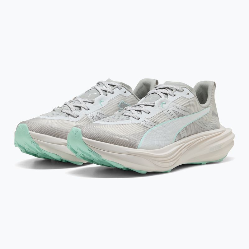 Dámske bežecké topánky PUMA Deviate Nitro Elite Trail feather grey/mint melt 3