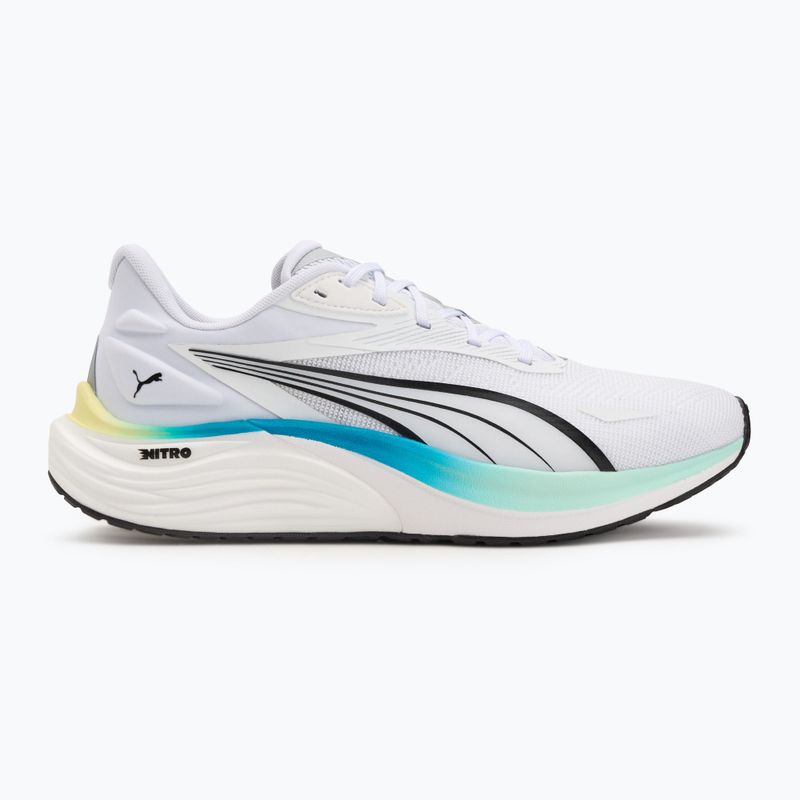 Pánske bežecké topánky PUMA Electrify Nitro 4 puma white/mint melt/speed blue 2