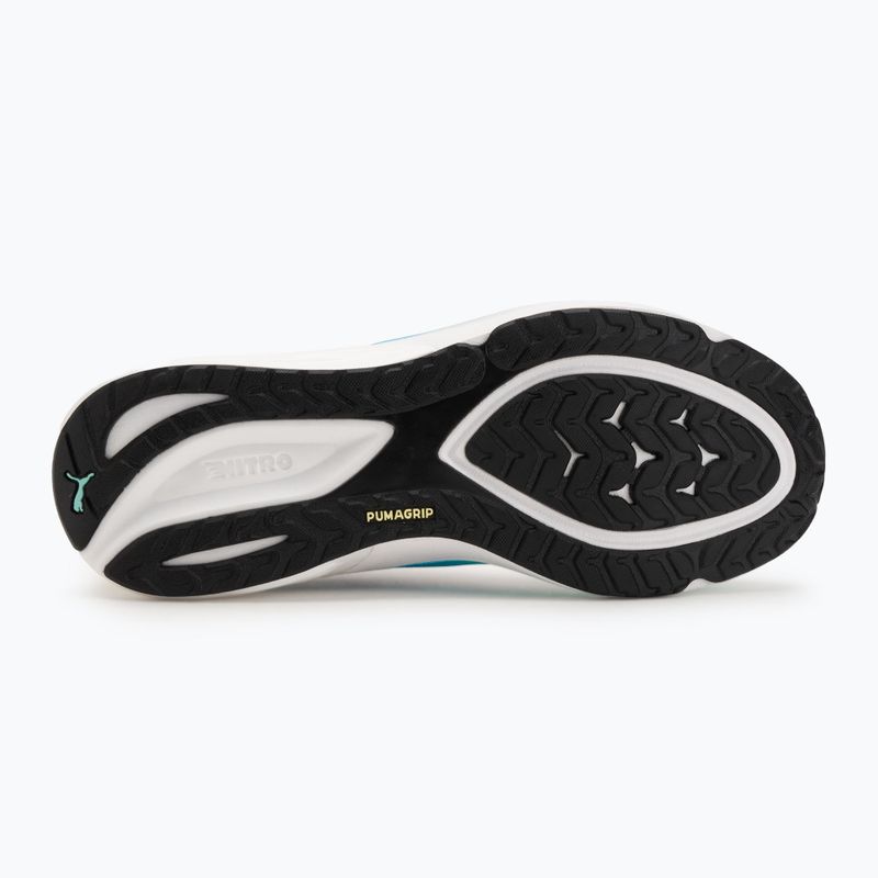 Pánske bežecké topánky PUMA Electrify Nitro 4 puma white/mint melt/speed blue 4