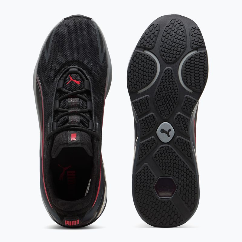 PUMA Cell Solar pánska obuv puma black/cool mid gray/for all time red 3