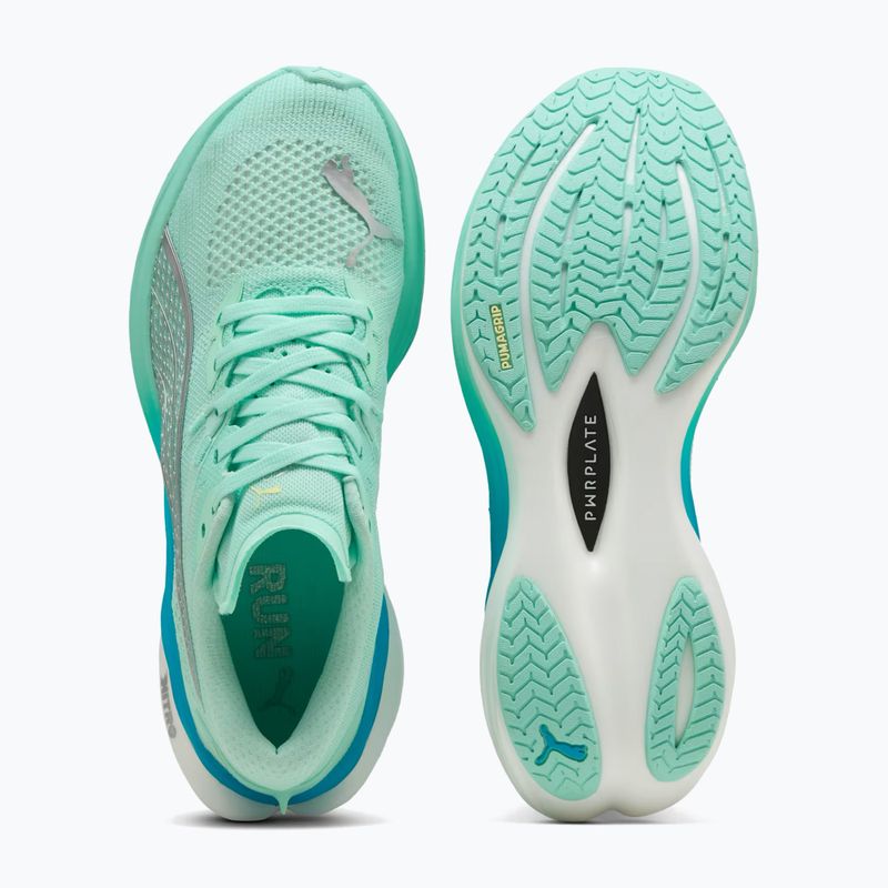 Dámske bežecké topánky PUMA Deviate Nitro 3 mint melt/speed blue 12