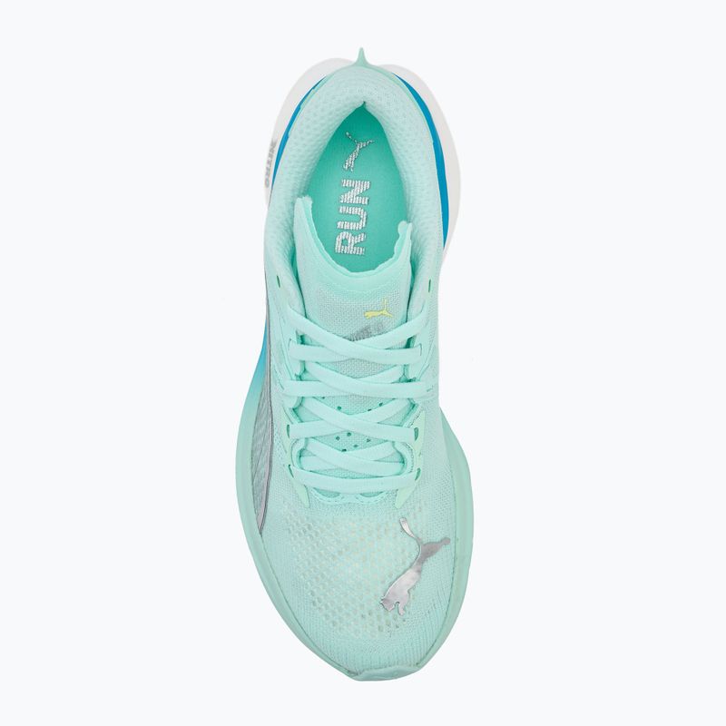 Dámske bežecké topánky PUMA Deviate Nitro 3 mint melt/speed blue 5