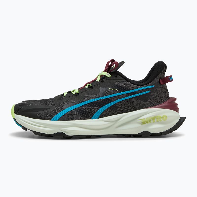 Pánske bežecké topánky PUMA Fast-Trac Nitro 3 puma black/sage frost/ruby shimmer