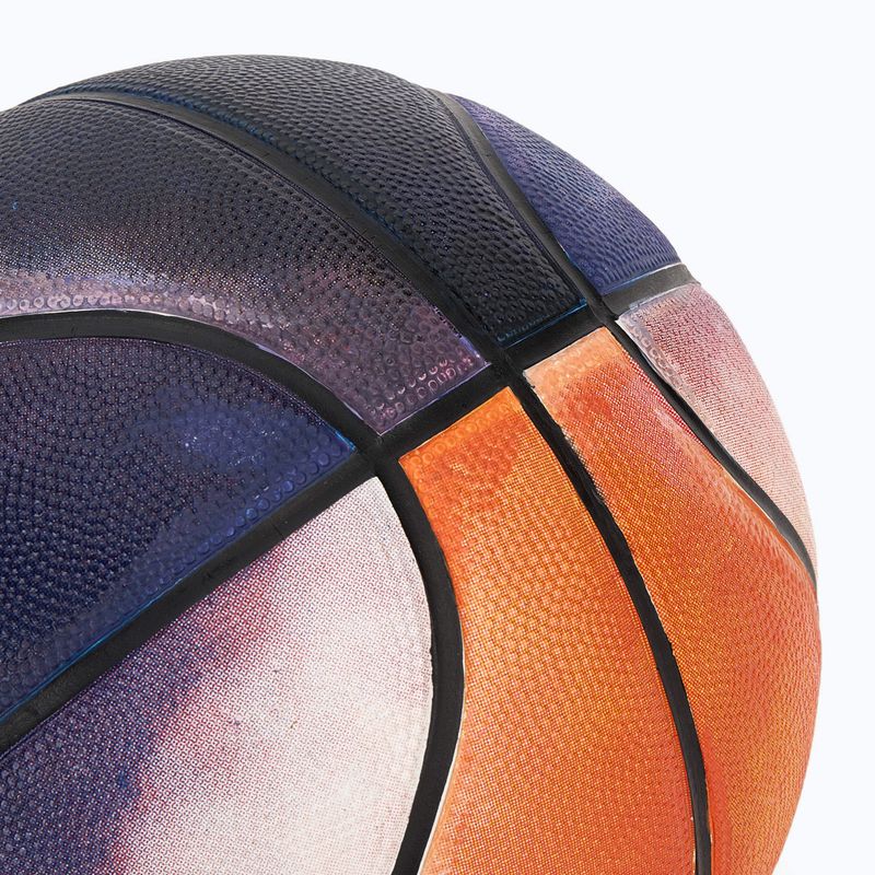 PUMA Hooptopia Sunset Basketball flame orange/puma black/multicolor veľkosť 7 3