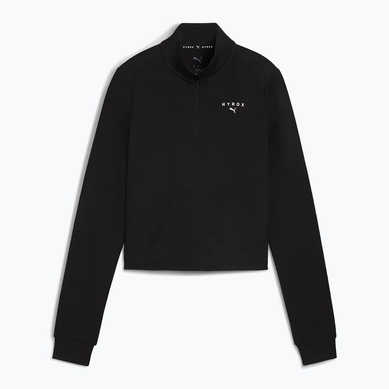 Dámska mikina PUMA x HYROX Cloudspun 1/4 Zip puma black 5