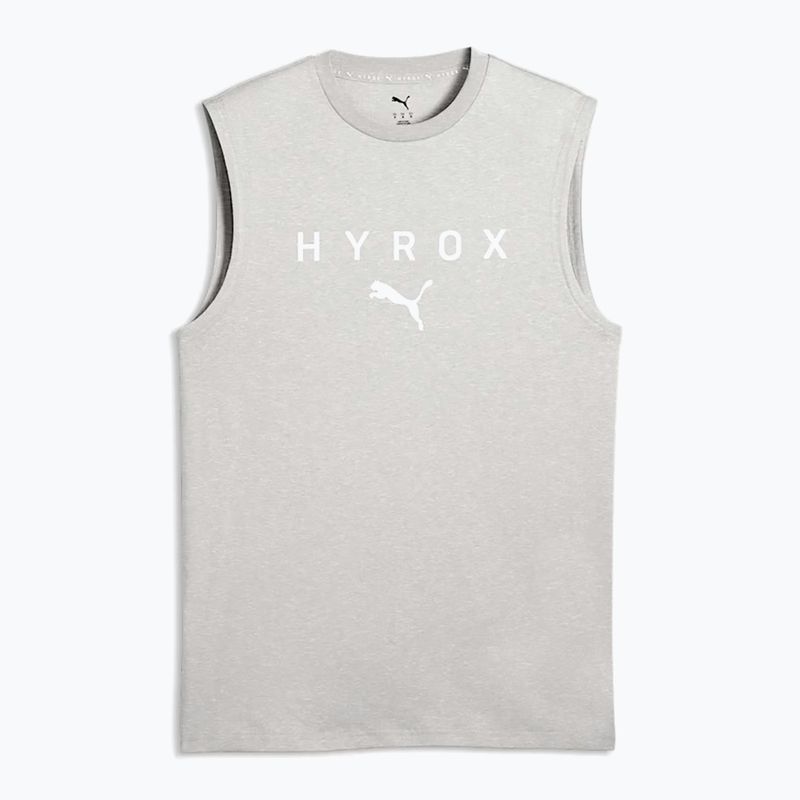 Pánska tréningová košeľa PUMA x HYROX Cutoff Tank šedá 4