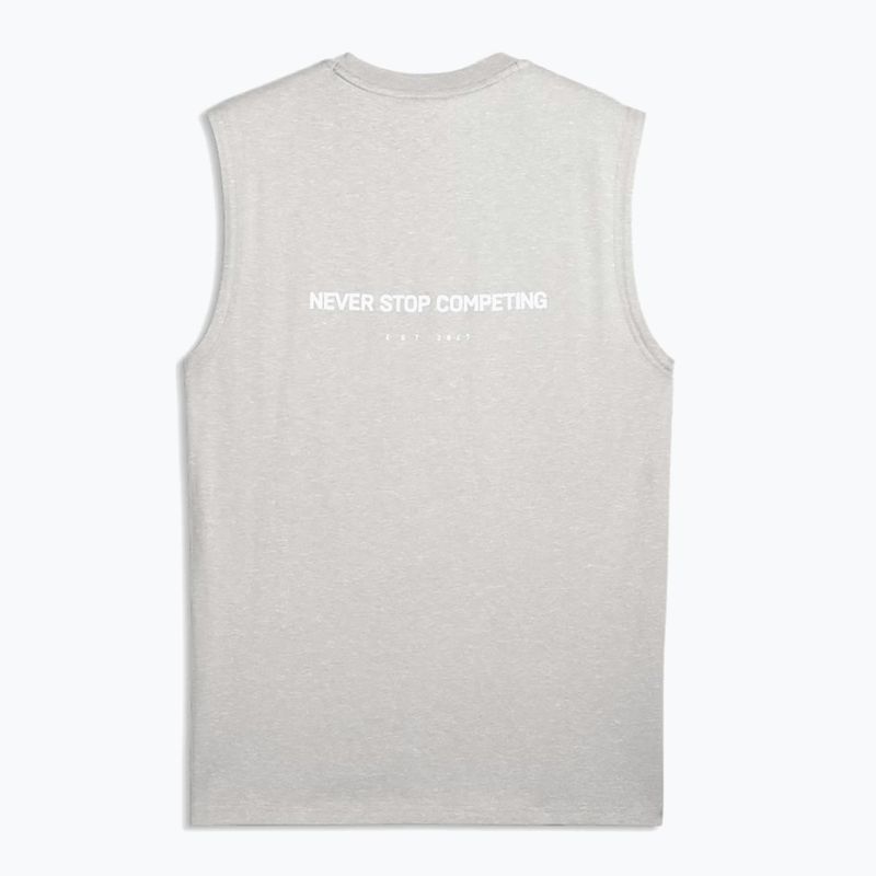 Pánska tréningová košeľa PUMA x HYROX Cutoff Tank šedá 5